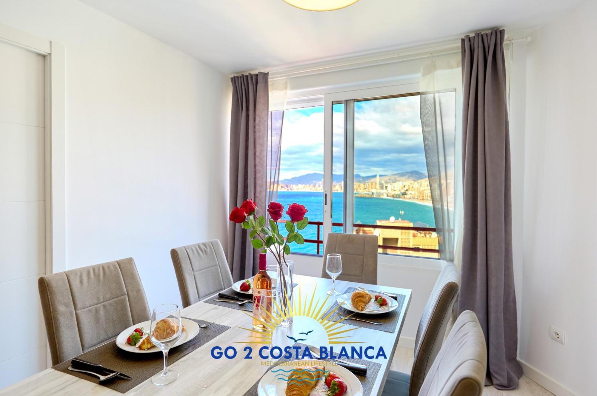 Doro Seaview Apartment Benidorm Bagian luar foto